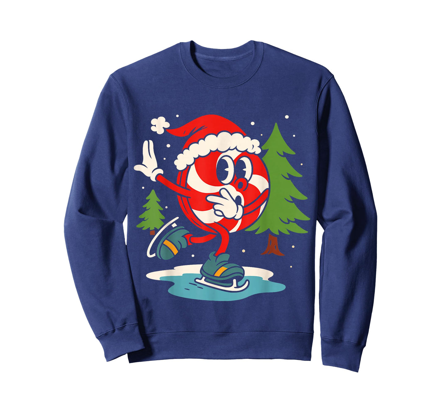 Christmas Peppermint Candy Cane Kids Boy Girl Funny Xmas Pjs T-Shirt