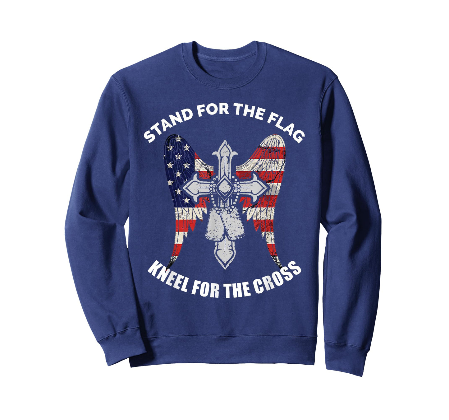 Patriotic Shirt, Stand For The Flag, Kneel For The Cross Tee T-Shirt