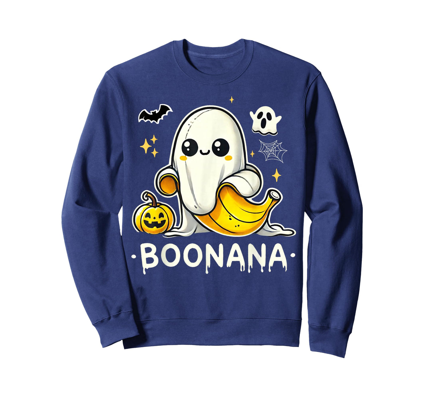 Boonana Cute Ghost Banana Halloween Costume Men Women T-Shirt