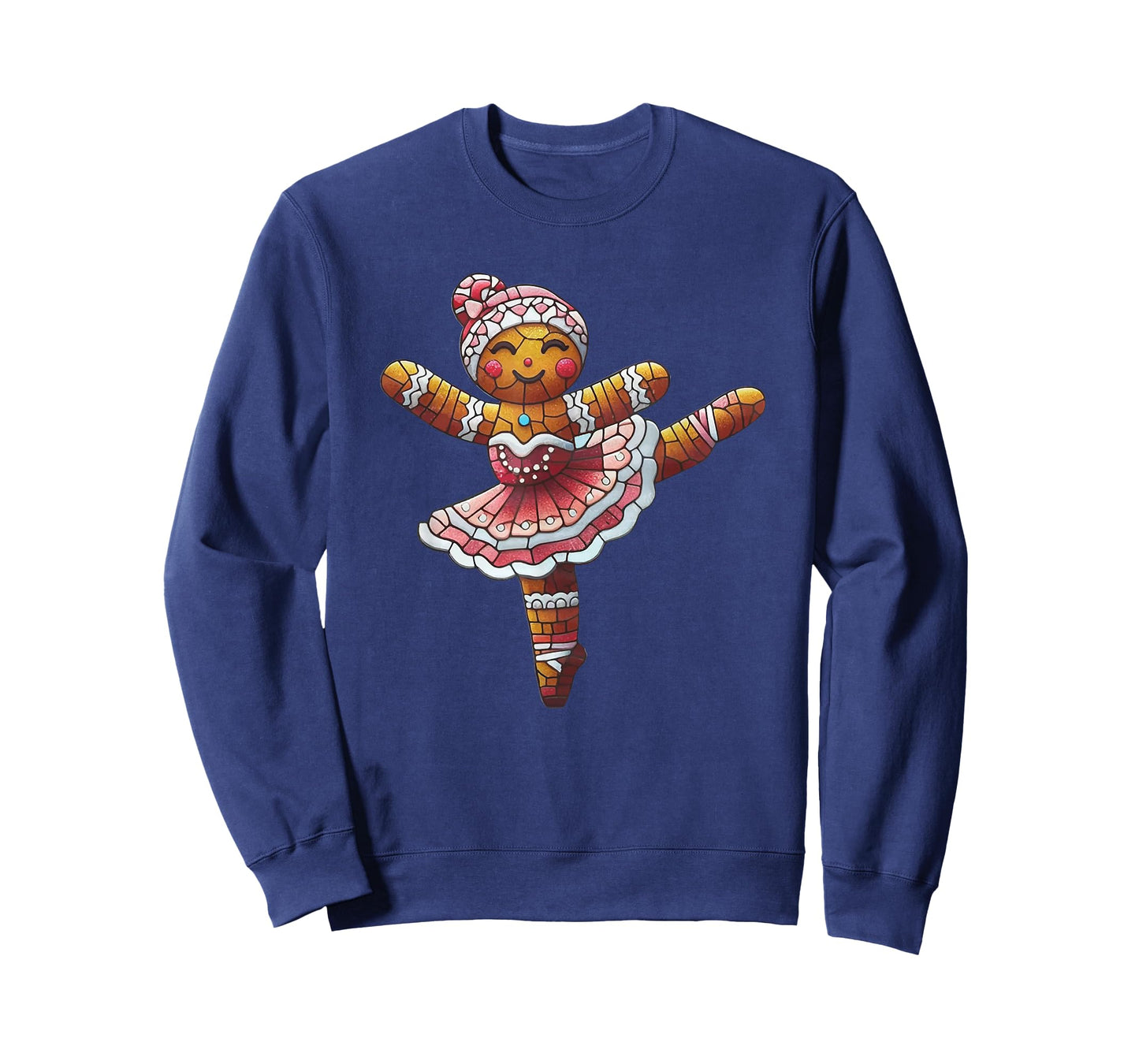 Ballet Dancer Gingerbread Christmas Dance Teacher Girl Women T-Shirt
