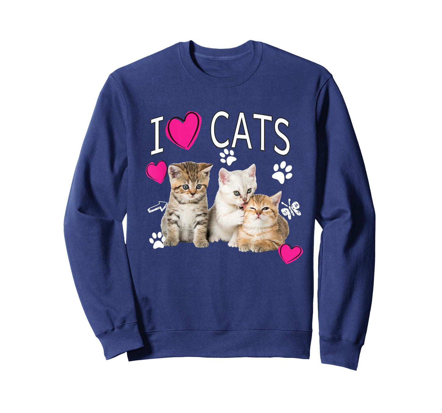 I Love Cats Shirt | Cat lover - I love Kittens T-shirt Gift T-Shirt