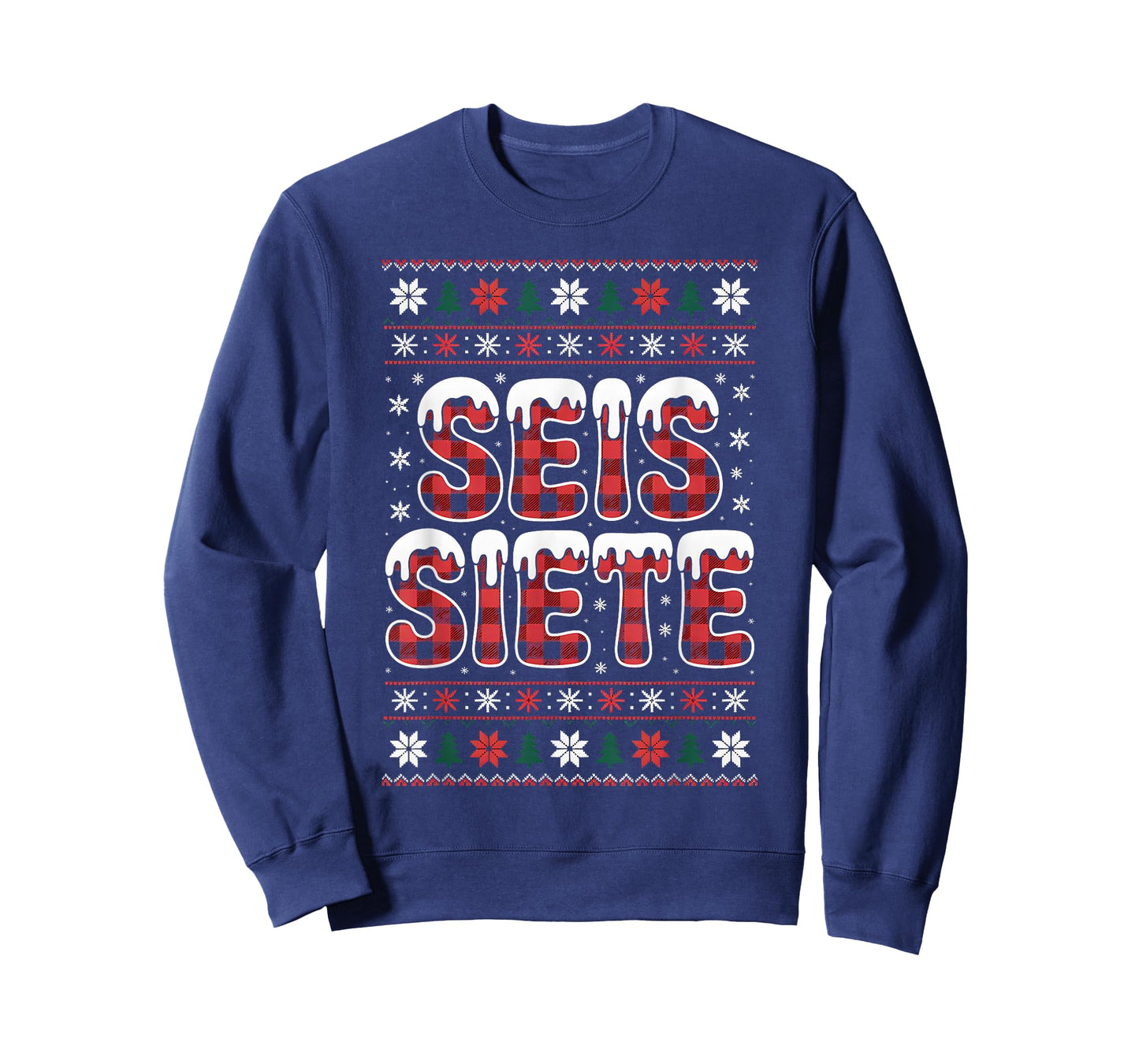 67 Six Seven Spanish Teacher Christmas SEIS Siete Brainrot T-Shirt