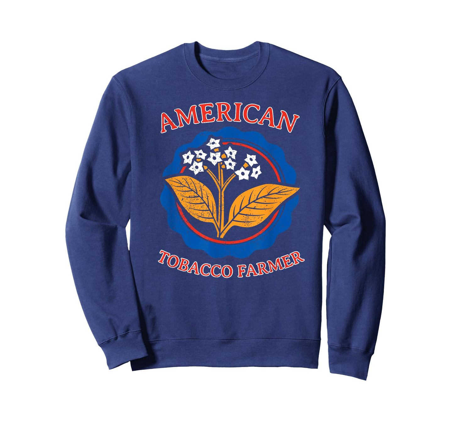 American Tobacco Farmer Leaf Grower Weed Agriculture Farming T-Shirt