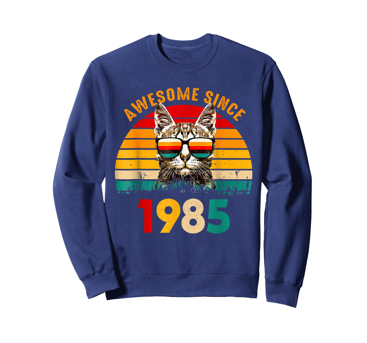 Awesome Since 1985, 1985 Retro Cool Cat T-Shirt