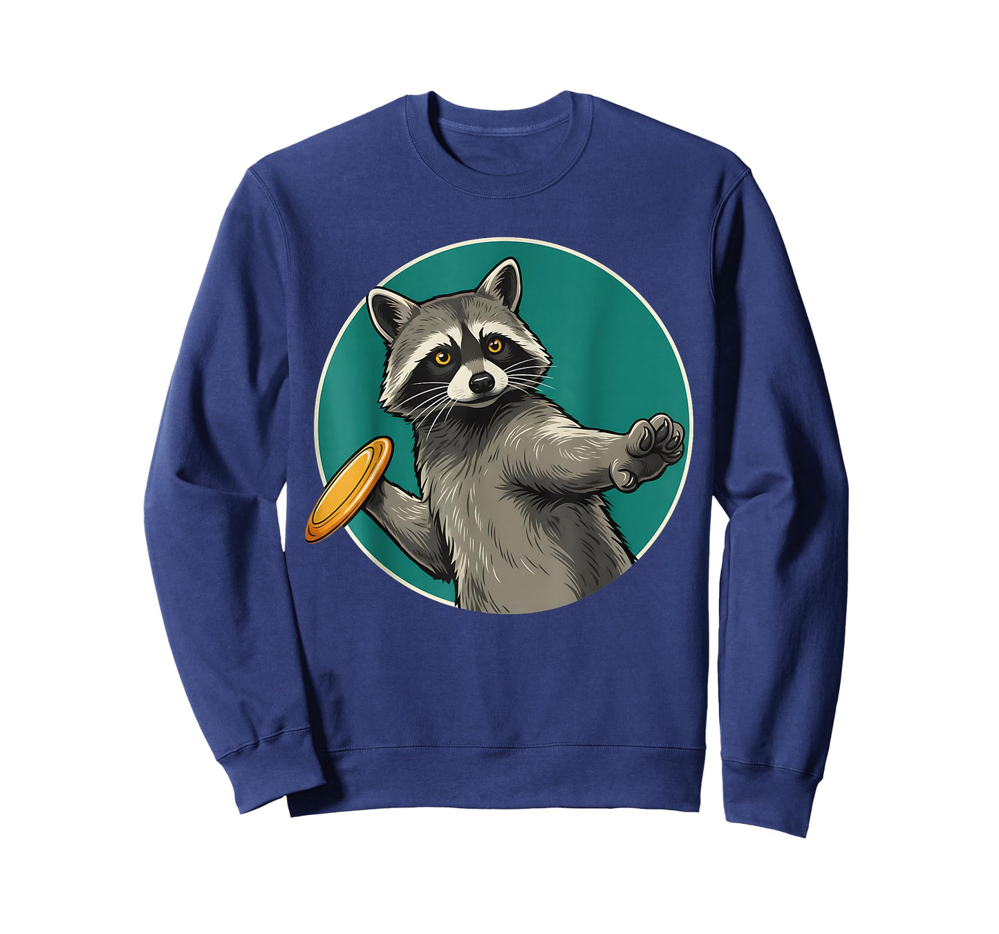 Disc Golfer Raccoon Disc Golf Player Animal Sports T-Shirt
