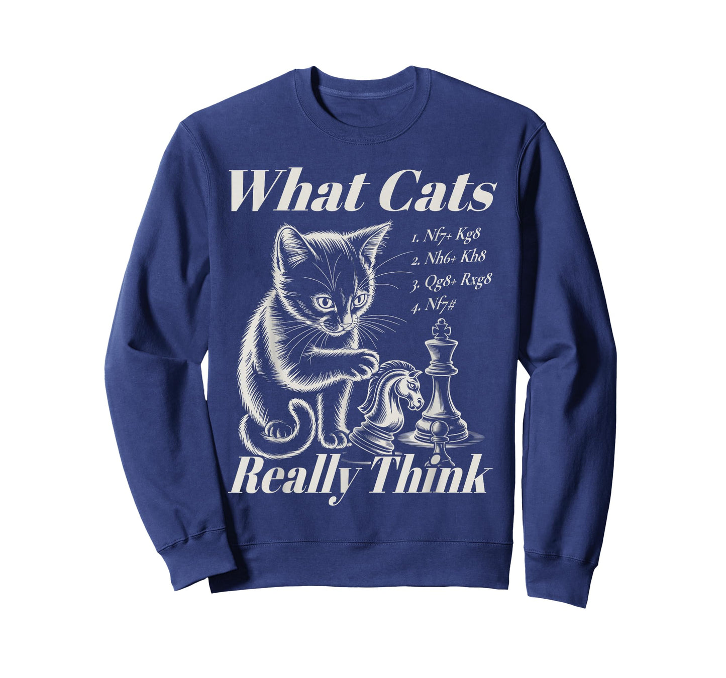Funny Cat Chess Strategy What Cats Really Think T-Shirt