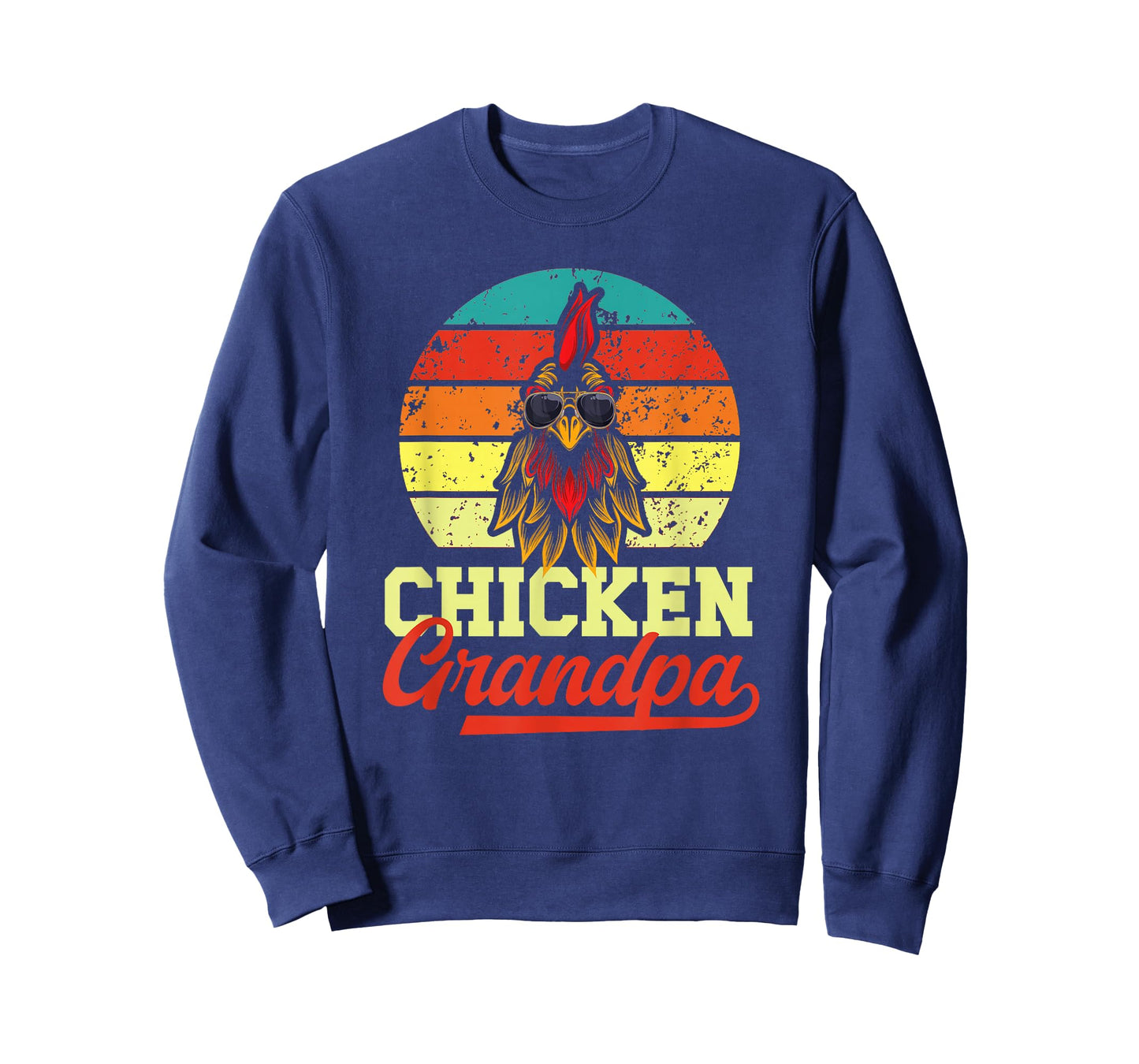 Chicken Grandpa Retro Chicken Owner Chicken Farmer T-Shirt