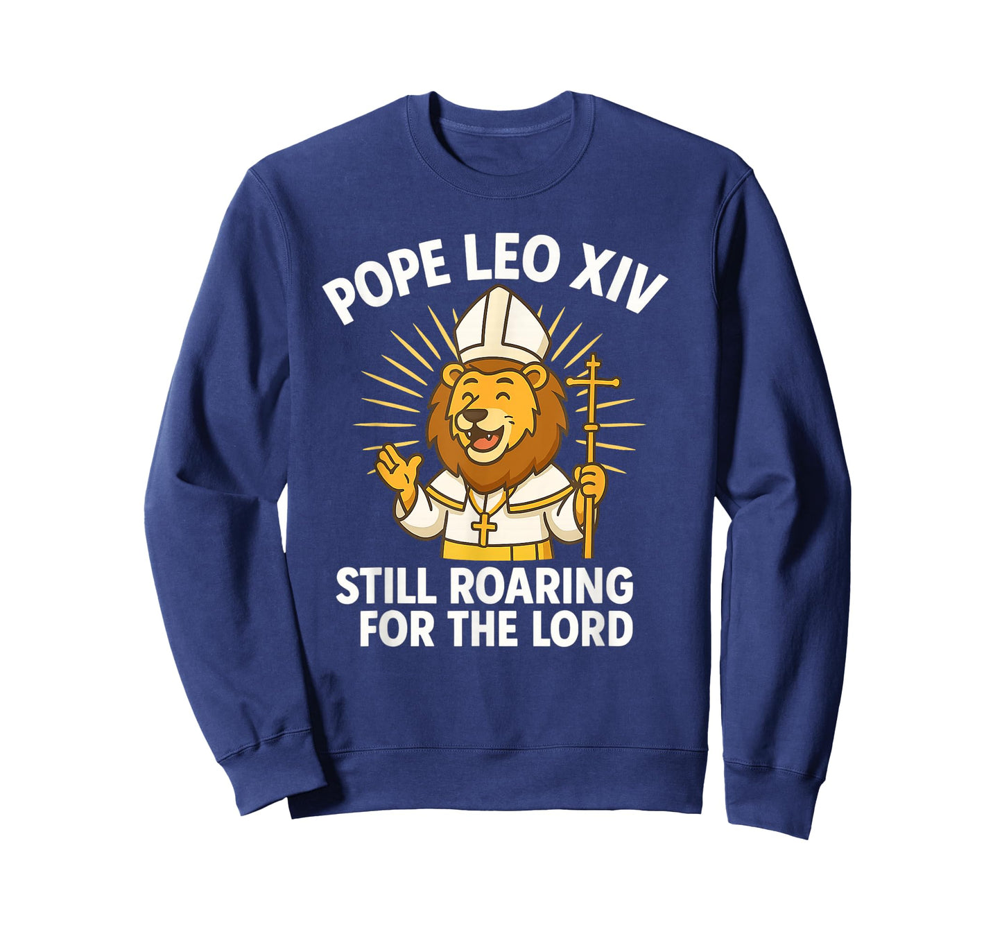 Pope Leo XIV Roaring Lion For The Lord Kid Boys Girls Gifts T-Shirt