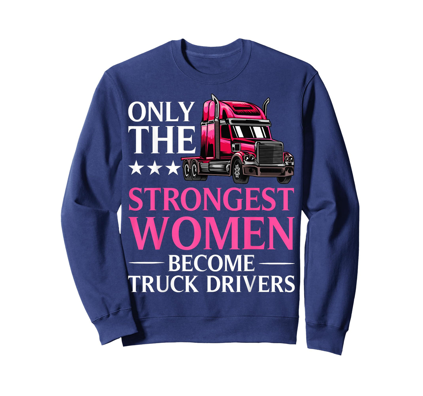 Funny Female Truck Driver Design for Women Girls Trucking T-Shirt