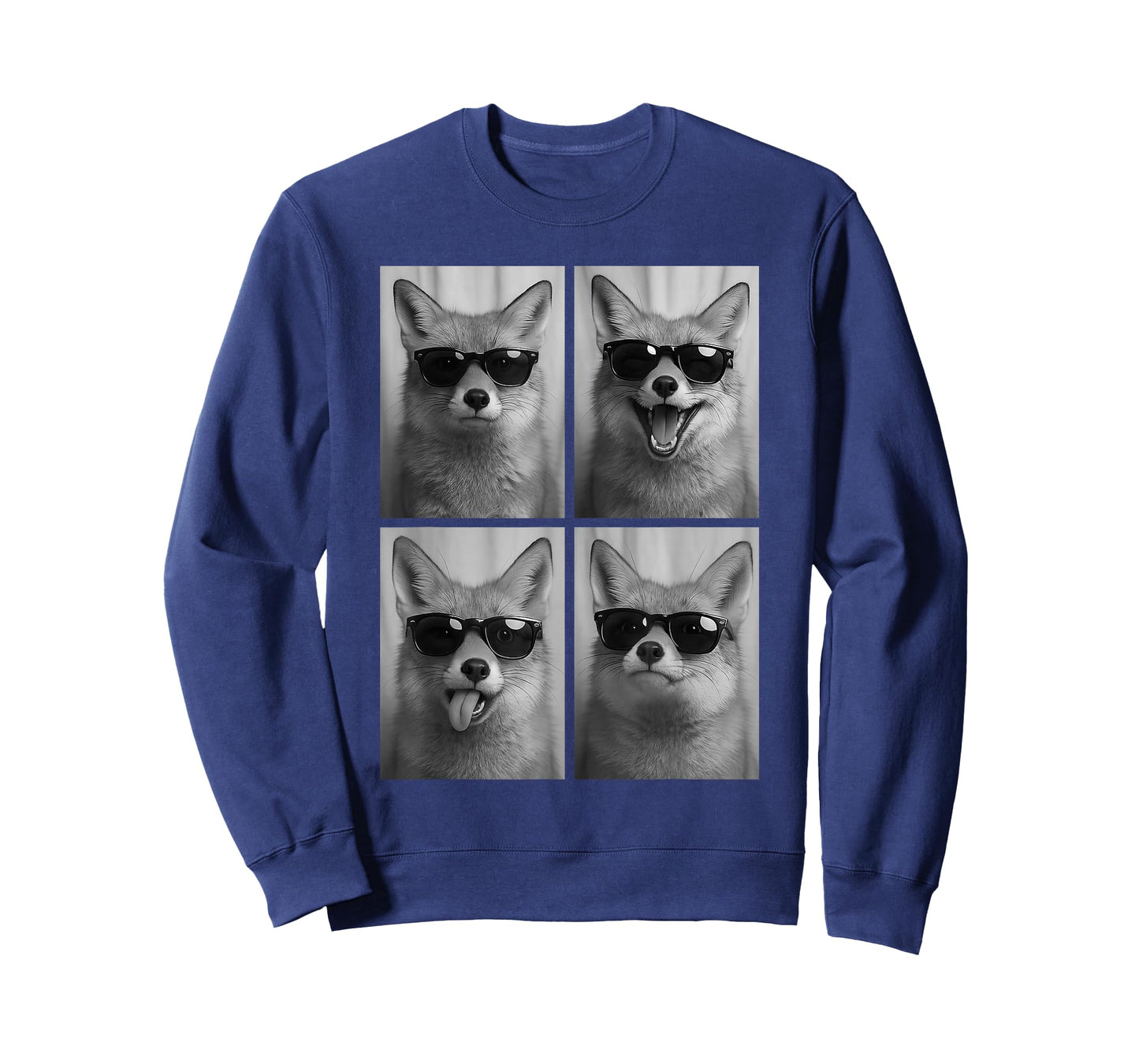 Cool Foxes Sunglasses Fox Jungle Animal Selfie Booth T-Shirt