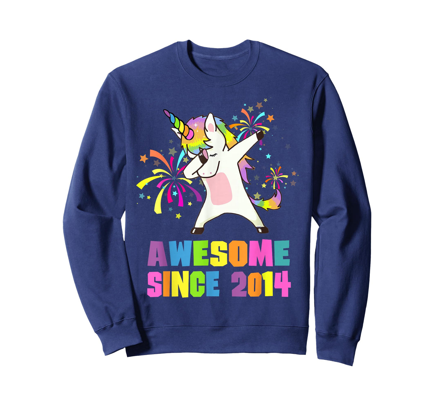 11 Years Old 11th Birthday Awesome Since 2014 Unicorn T-Shirt