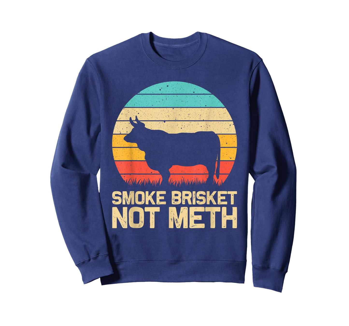 Cool Smoke Brisket Not Meth Funny Grilling Gift Men Women T-Shirt