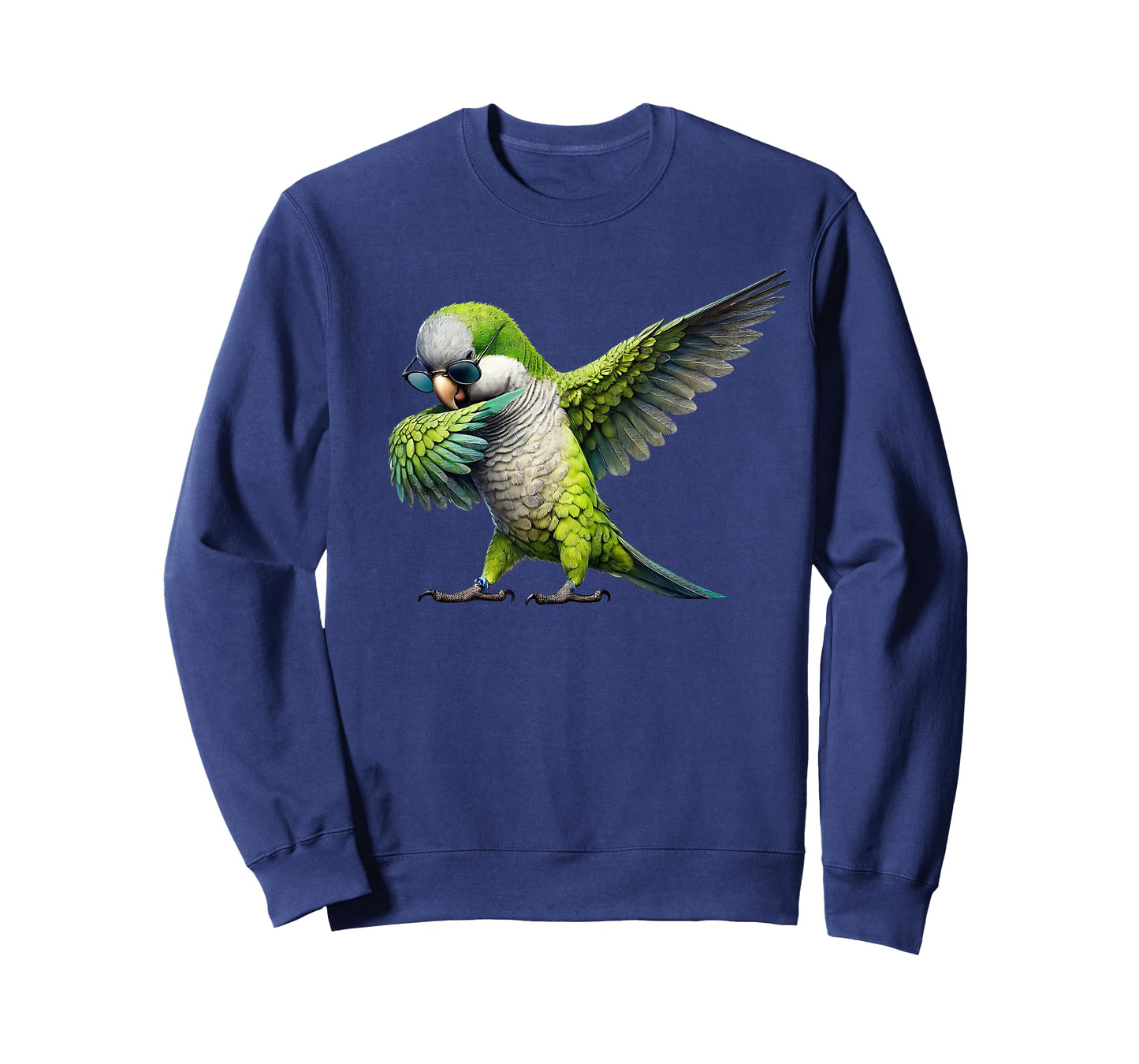Dabbing Quaker Parrot Green Monk Parakeet Lover Birding T-Shirt