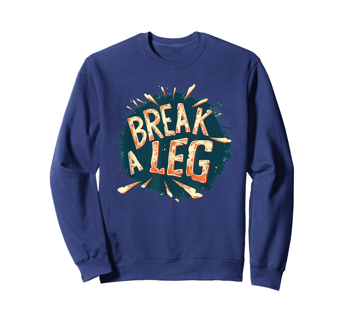 Funny Break a Leg Idiom Costume for Boys and Girls T-Shirt