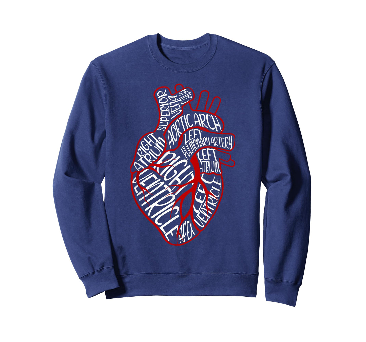 Anatomical Heart Medical Parts of Heart For Cardiologist T-Shirt