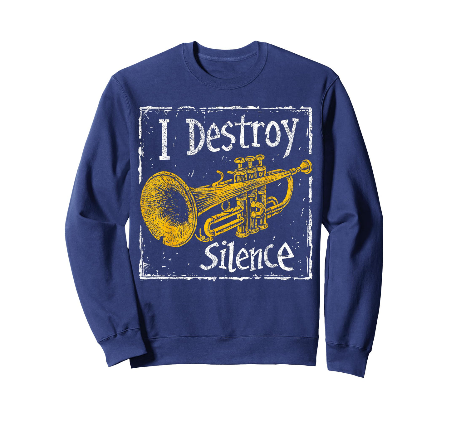 Trumpet Player - I Destroy Silence - Trumpet T-Shirt