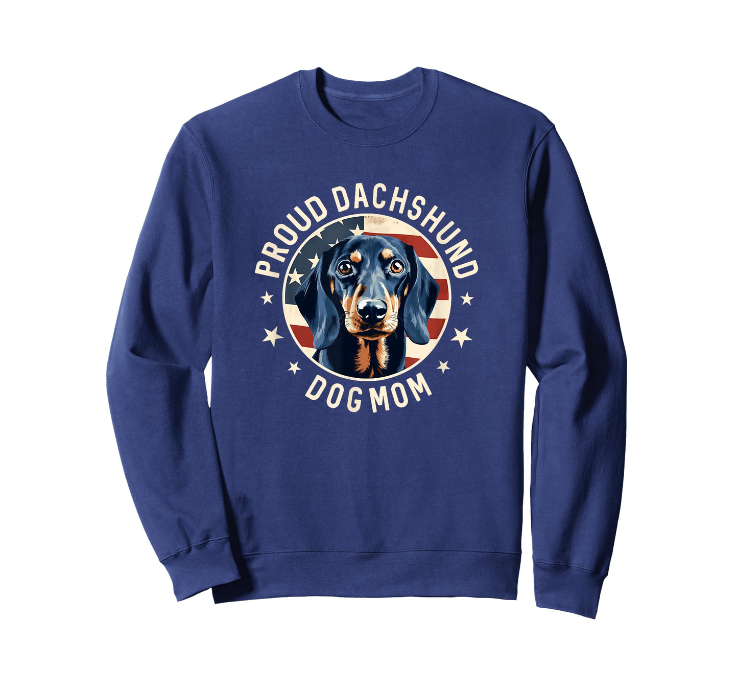 Proud Dachshund Mom American Flag, Dachshund Dog Mom T-Shirt