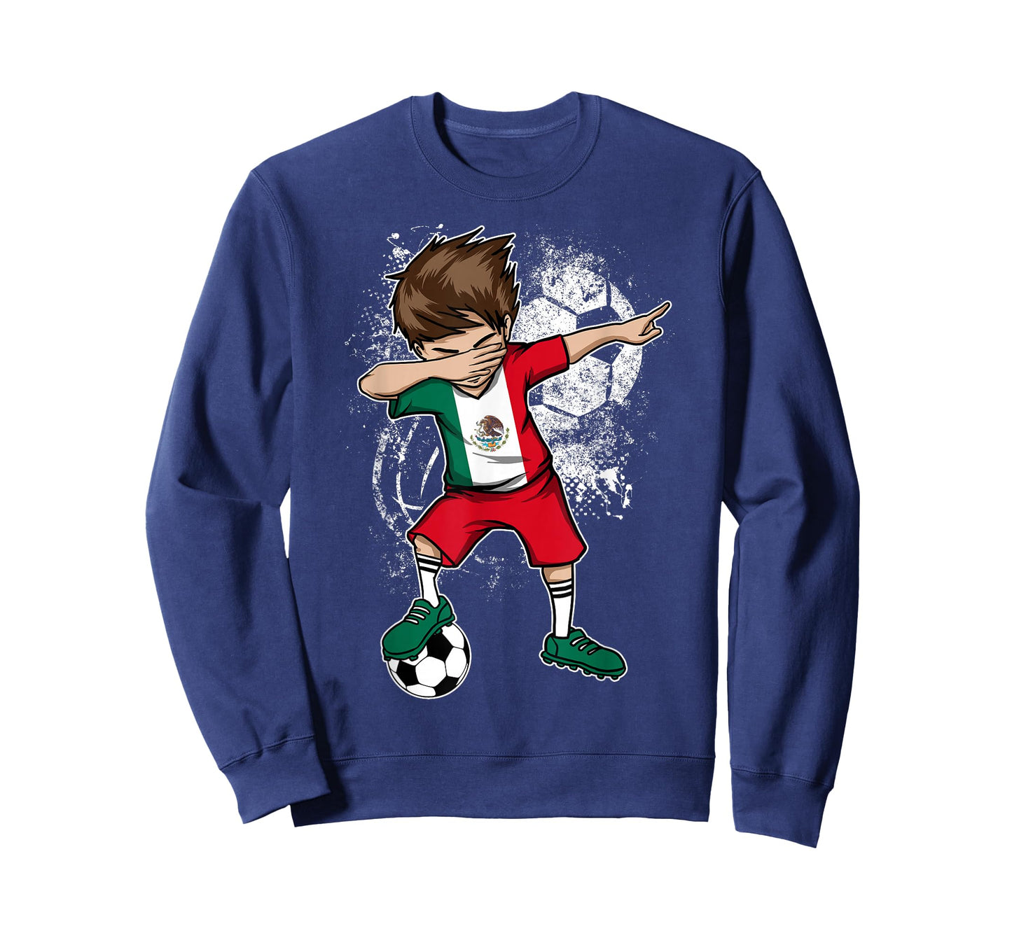 Dabbing Boy Mexico Soccer Shirt Jersey Mexican Football Tee T-Shirt