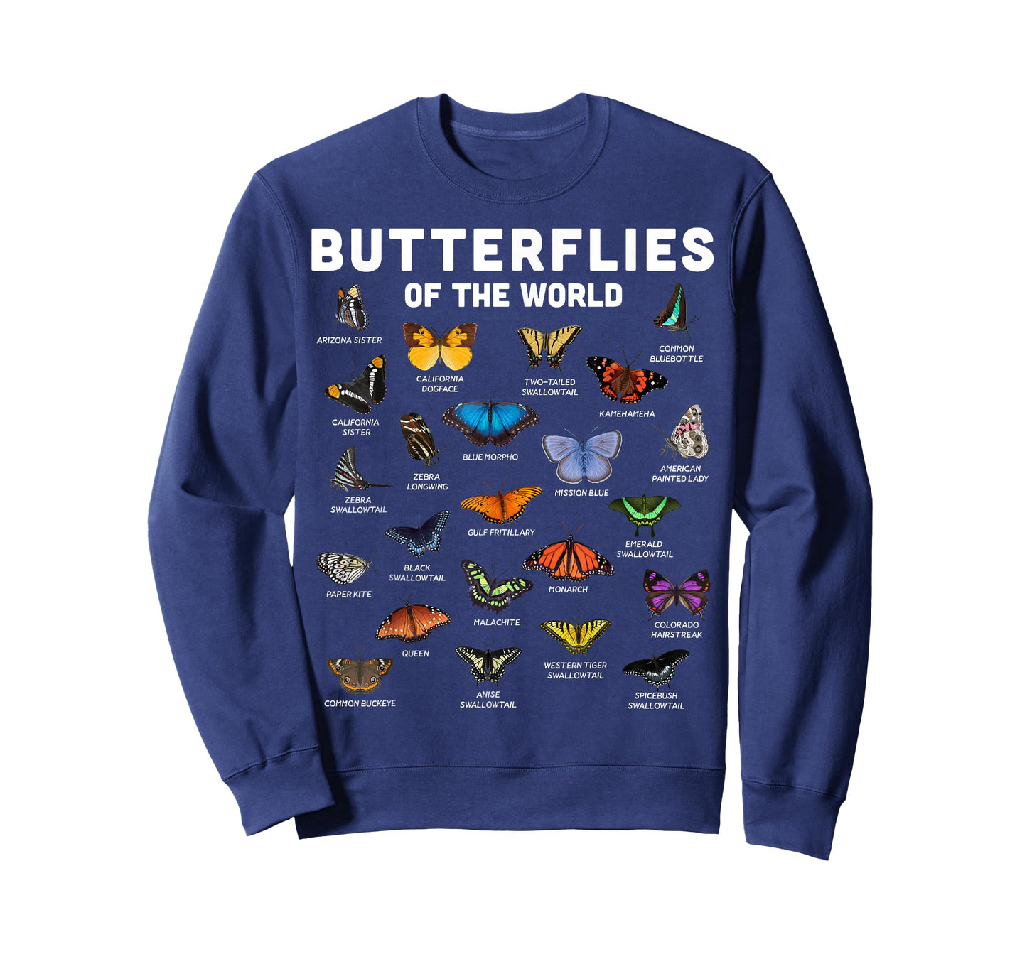 Butterfly Shirt Butterflies Of The World Butterfly Lover T-Shirt