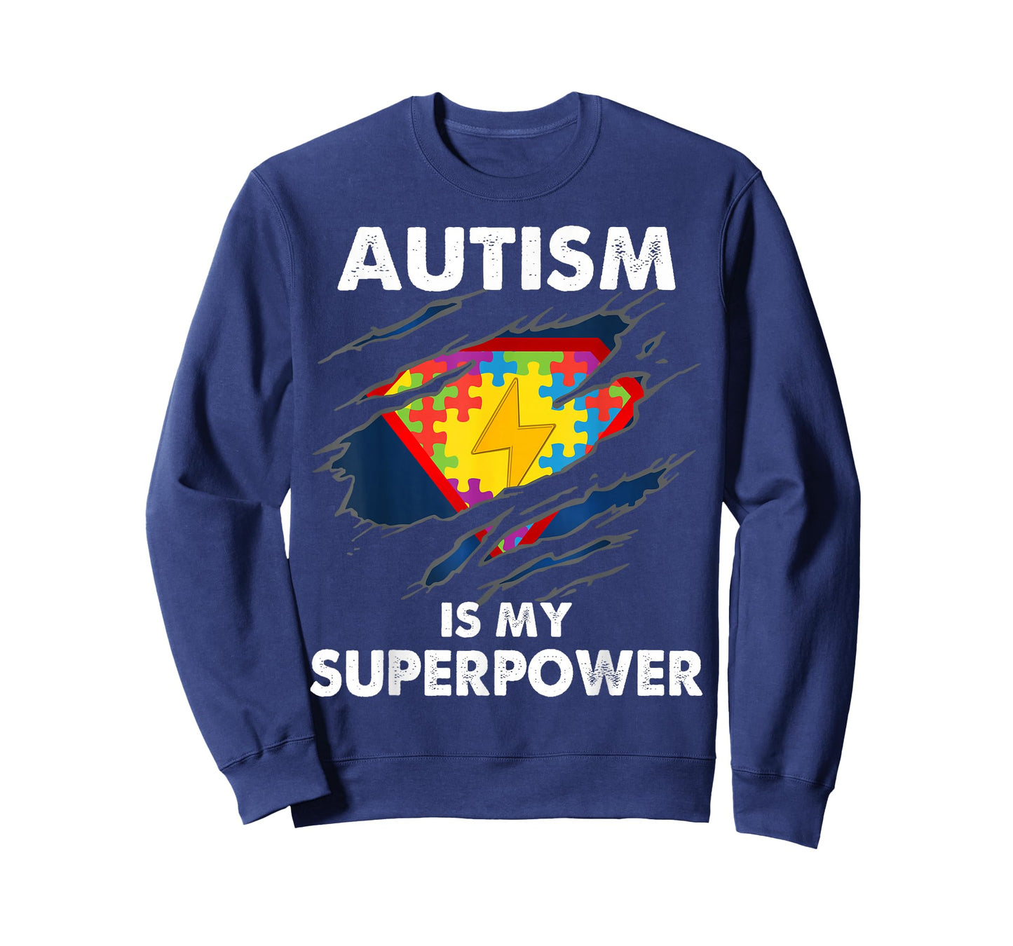 Autism is My Super Power Superhero Autism Awareness T-Shirt