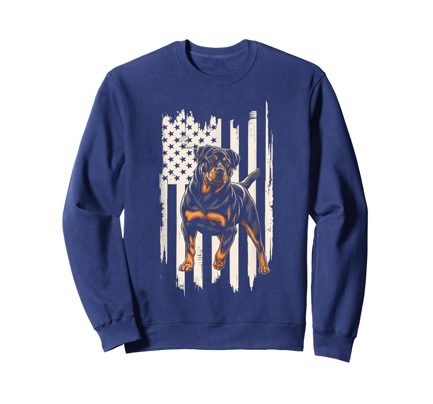 Rottweiler American Flag Dog Rottweiler Patriotic T-Shirt