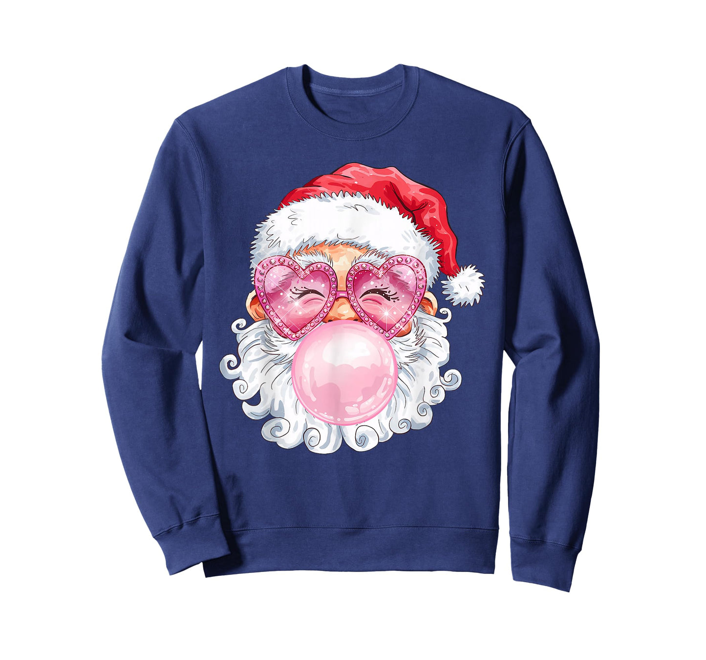 Vintage Groovy Santa Claus Christmas Vibes Womens Kids Girls T-Shirt