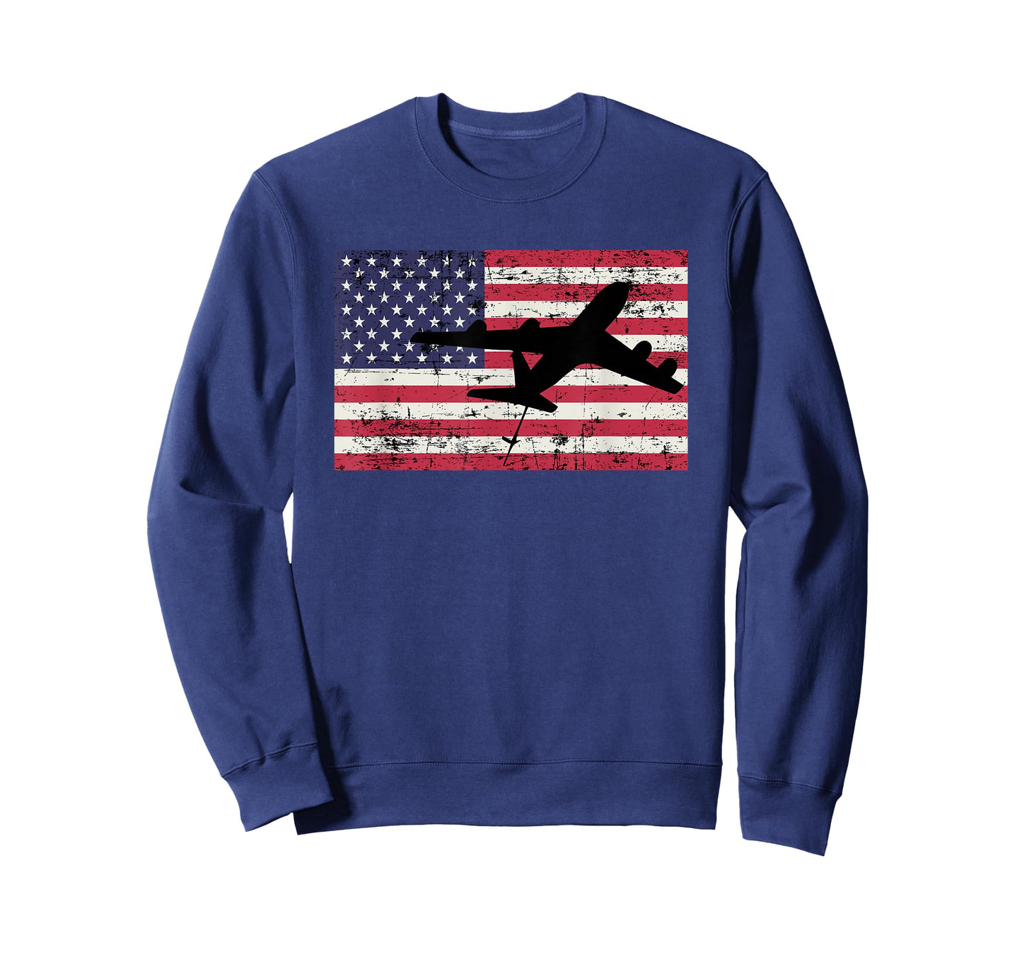 Patriotic KC-135 Stratotanker jet American flag t-shirt T-Shirt
