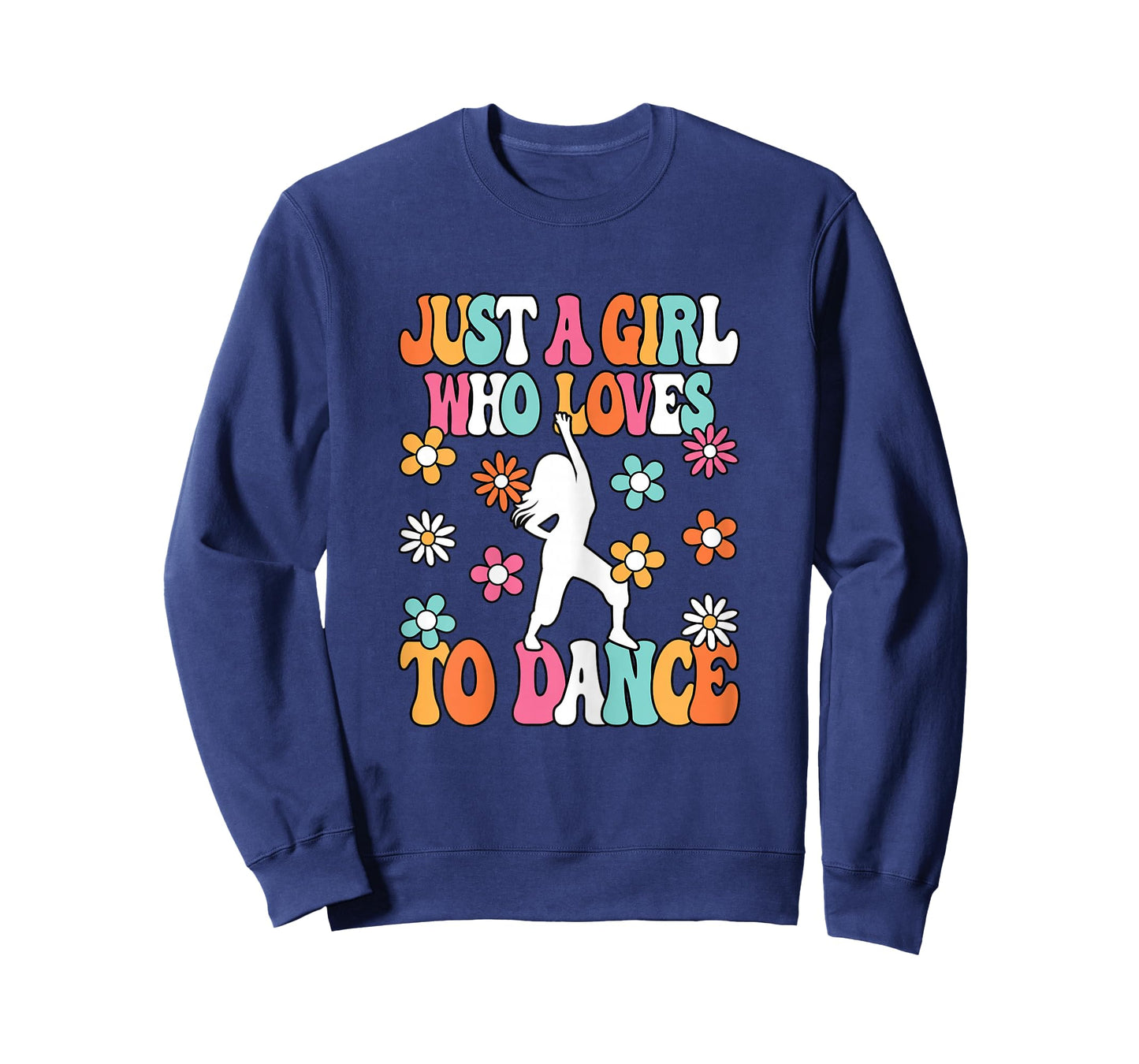 Just A Girl Who Loves to Dance Groovy Dancing Dancer Girls T-Shirt