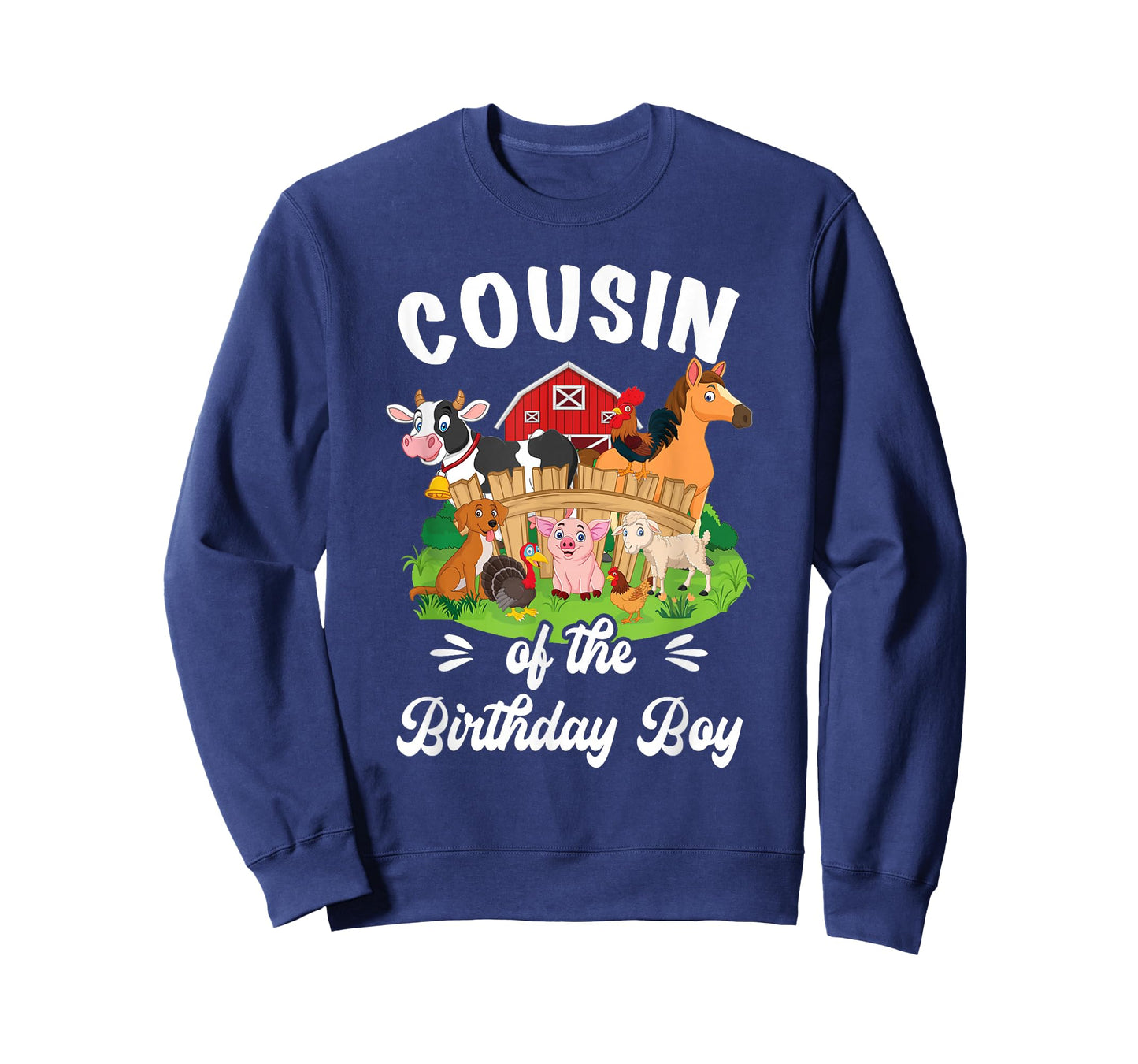 Cousin Of The Birthday boy Party Cow Farm 1St Birthday Party T-Shirt