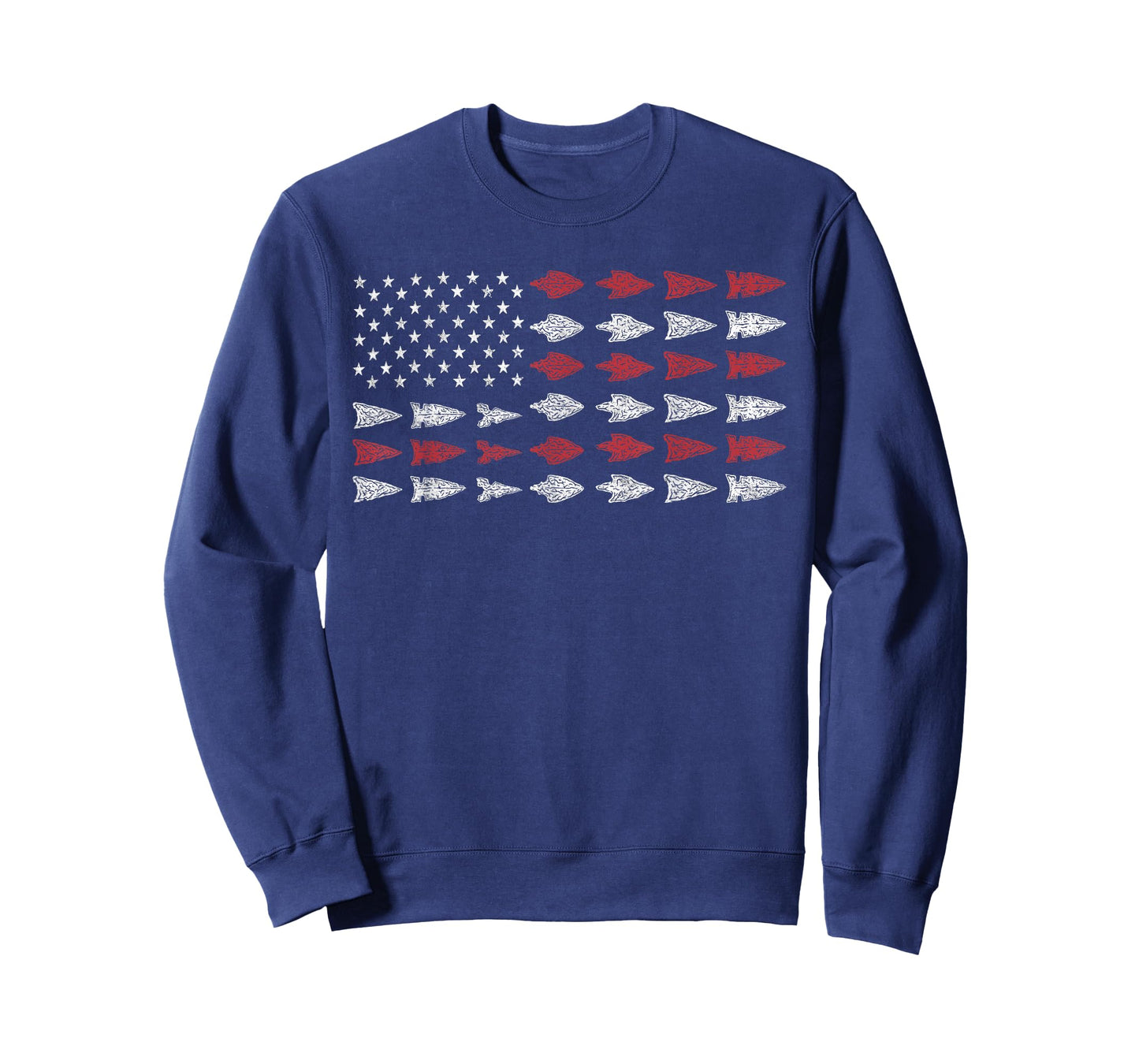 Arrowhead Hunting USA Flag Arrowhead Hunter T-Shirt