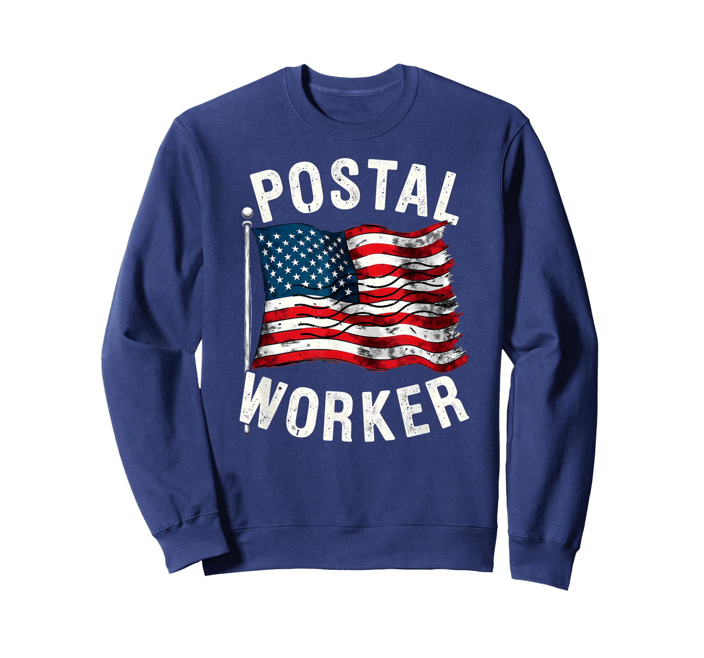 Patriotic American Flag Postal Worker T-Shirt