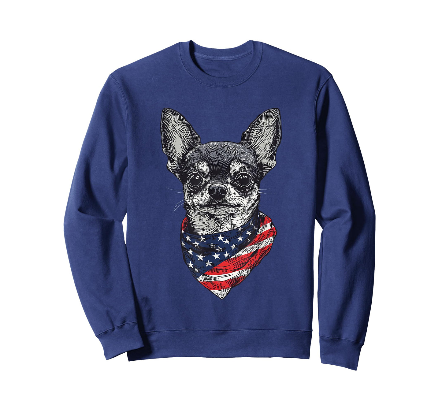 Chihuahua American Flag T-Shirt