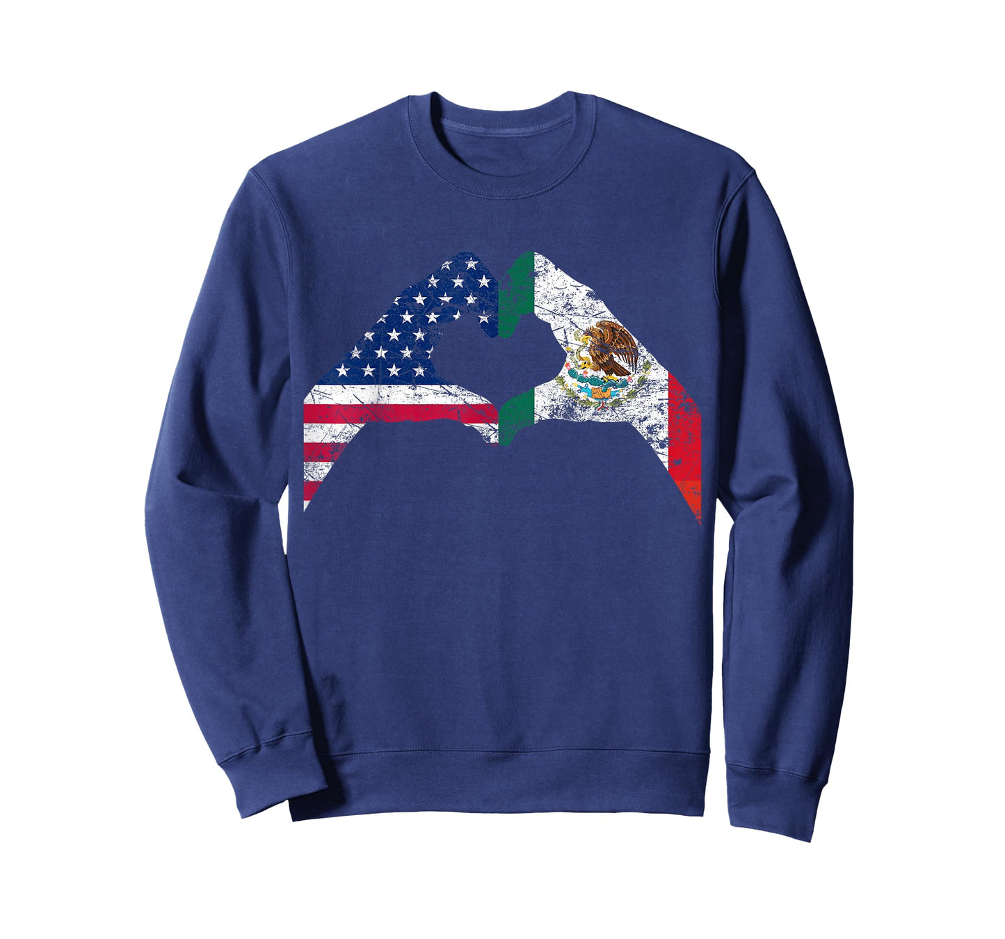 America Mexico Flag Vintage Mexican Roots American T-Shirt