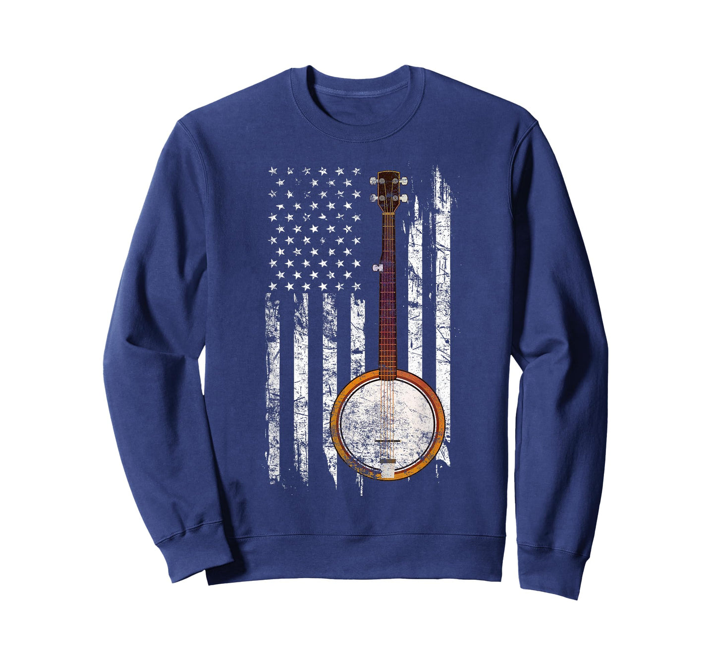 Bluegrass Banjo Shirt - American US Flag Shirt T-Shirt