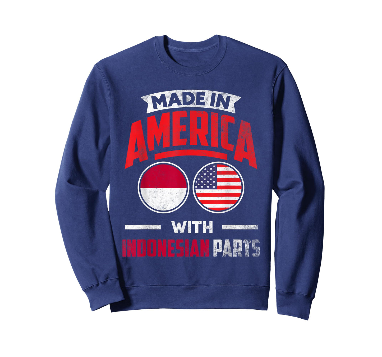 Made In America With Indonesian Parts Indonesia Pride T-Shirt