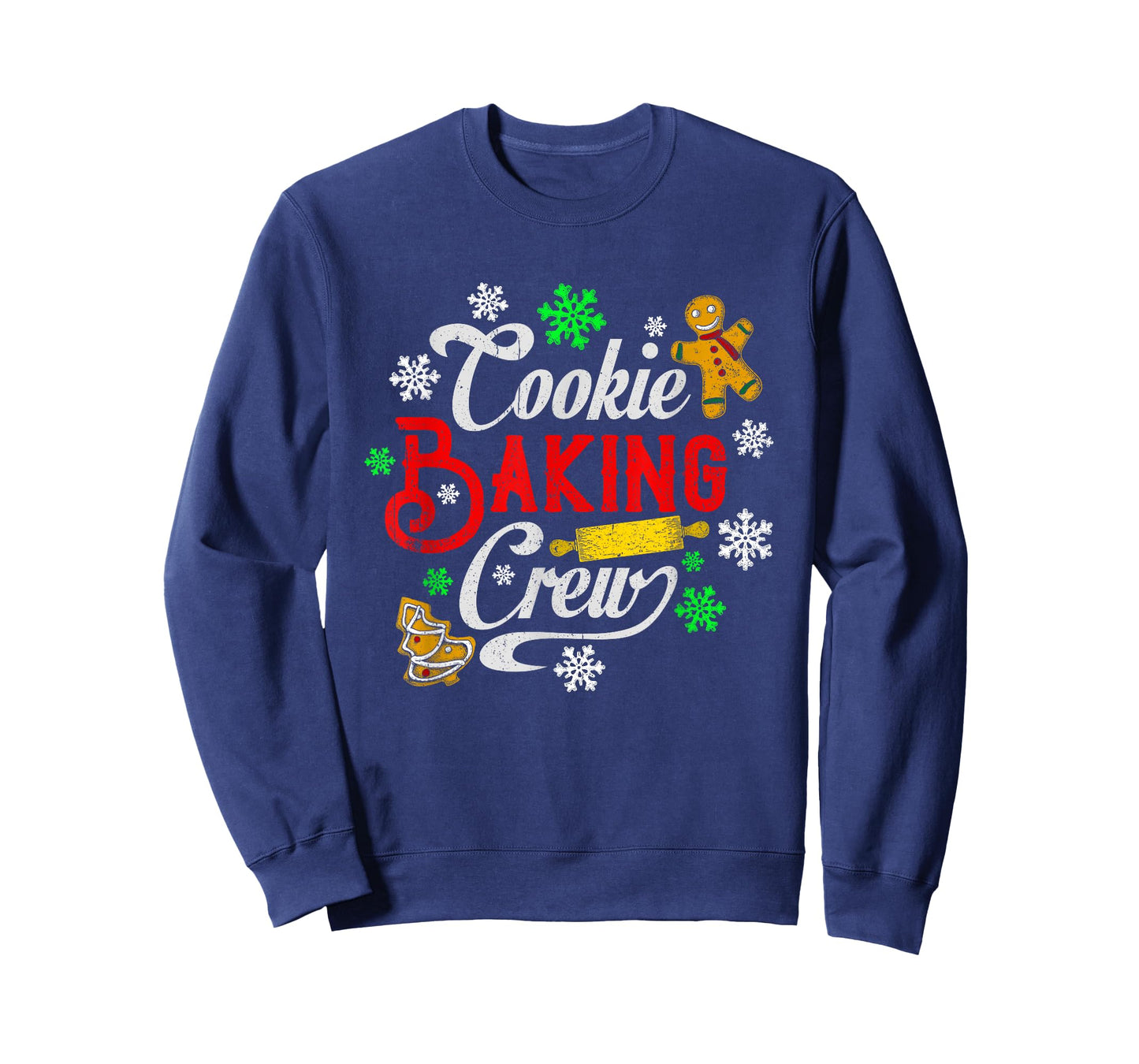 Cookie Baking Crew Christmas Baker Gingerbread Cookies T-Shirt