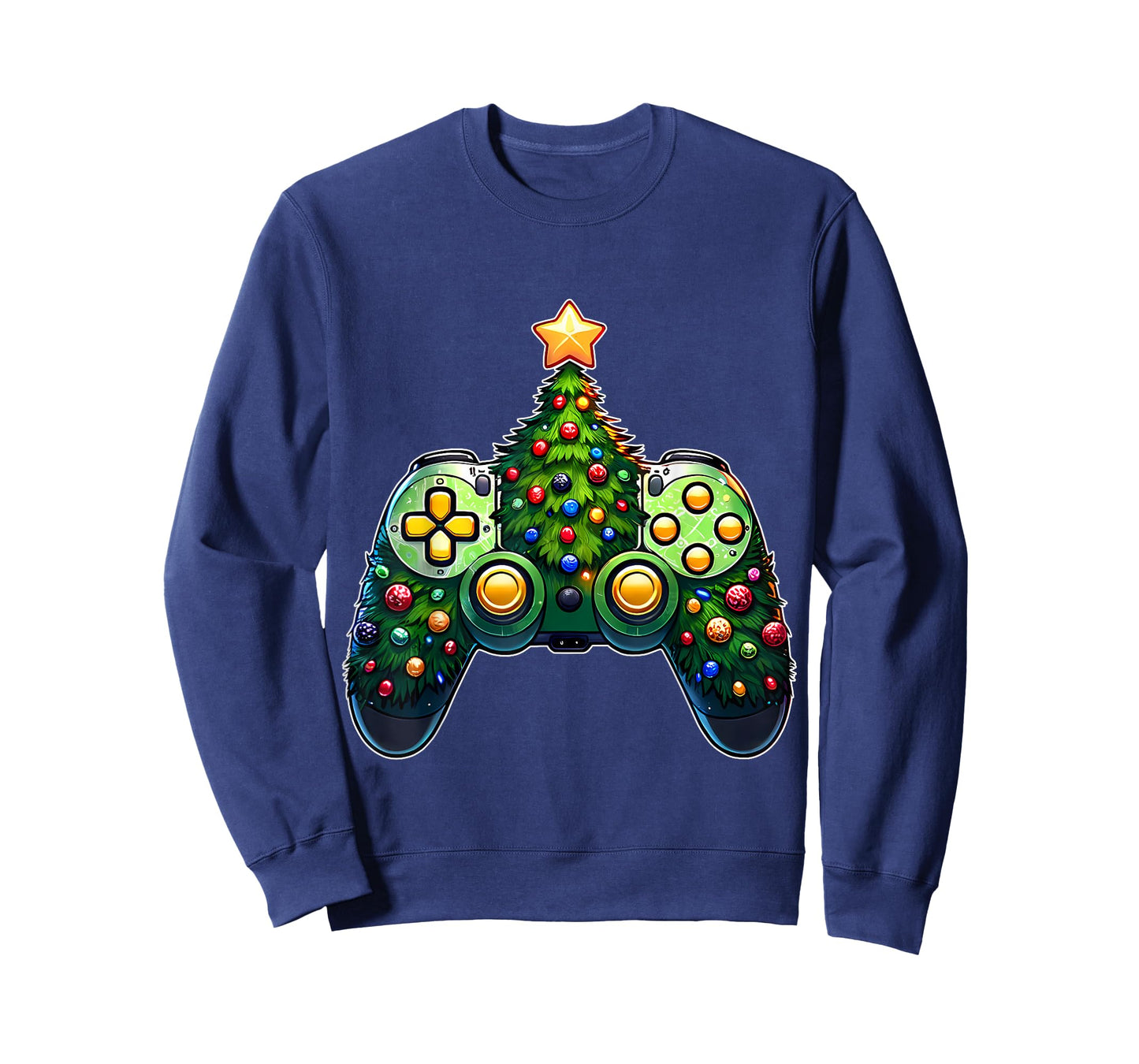 Christmas Gamer T-shirt Gaming Controller Christmas Tree T-Shirt