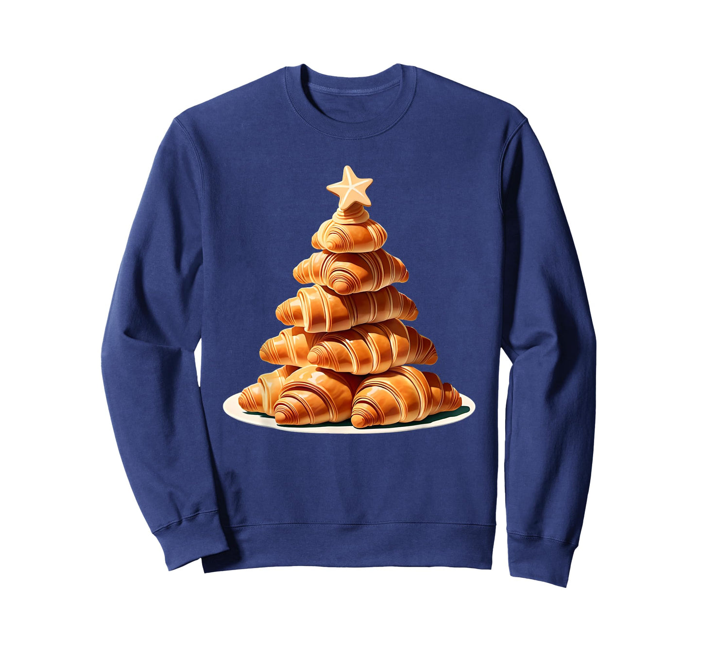 Croissant Christmas Tree T-Shirt