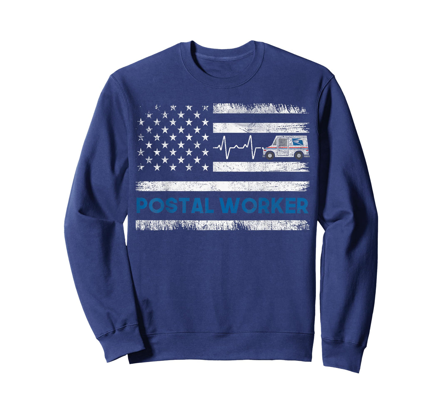 Vintage Postal Worker American Flag US Postal Service T-Shirt