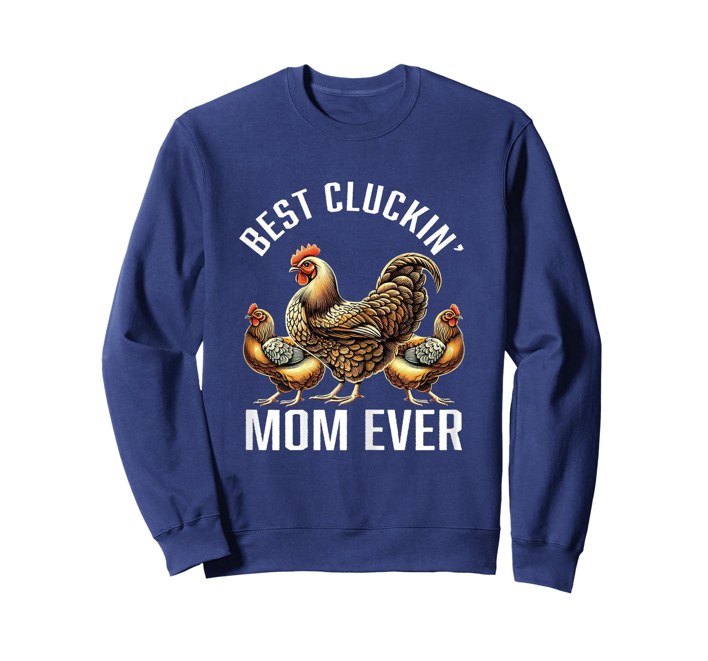 Chicken Lovers Gifts Womens Best Cluckin' Mom Funny Chicken T-Shirt