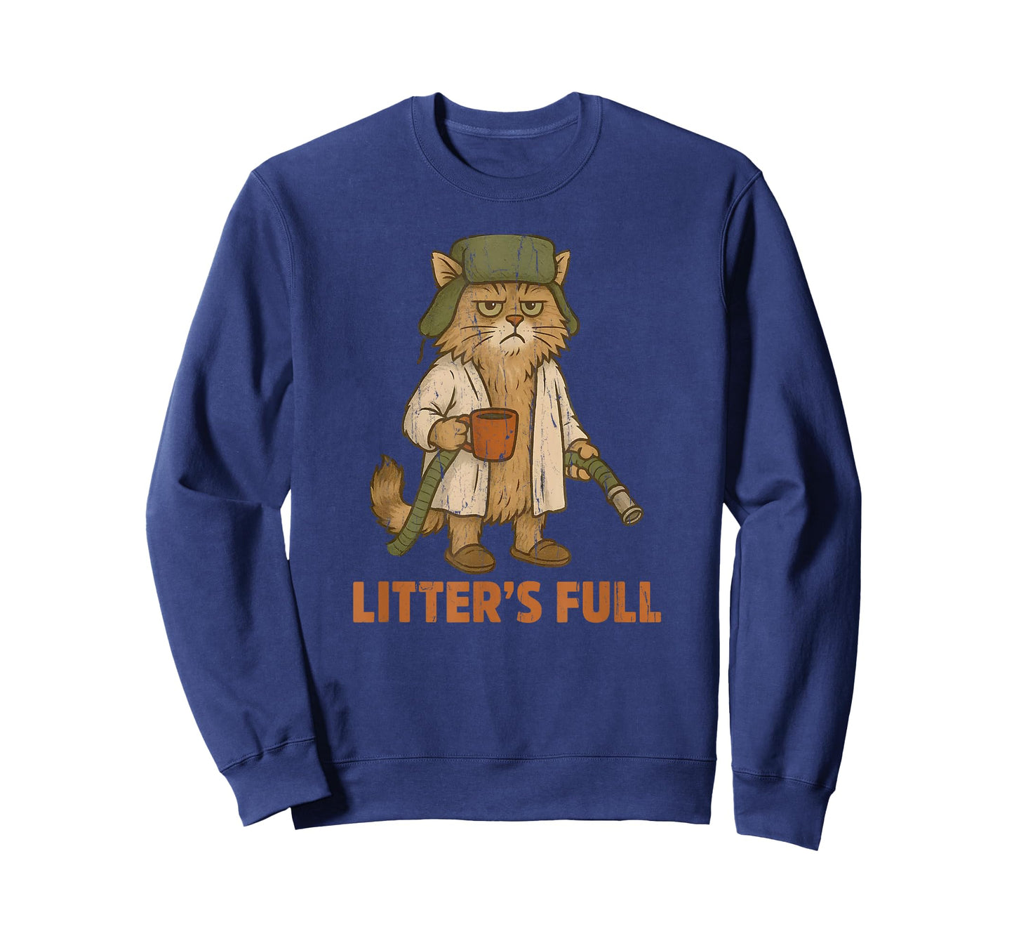 Litter's Full, Christmas Vacation Cat T-Shirt