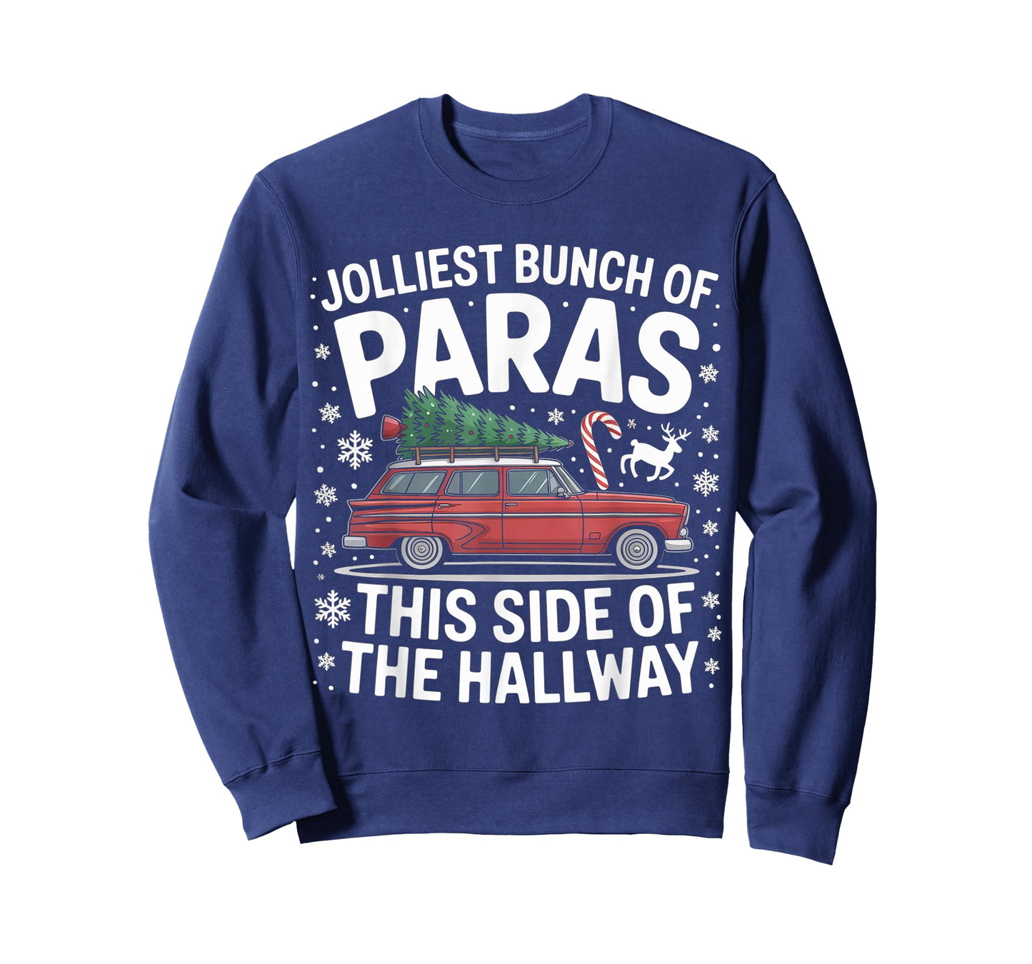 Jolliest Bunch of Paras This Side of The Hallway Christmas T-Shirt