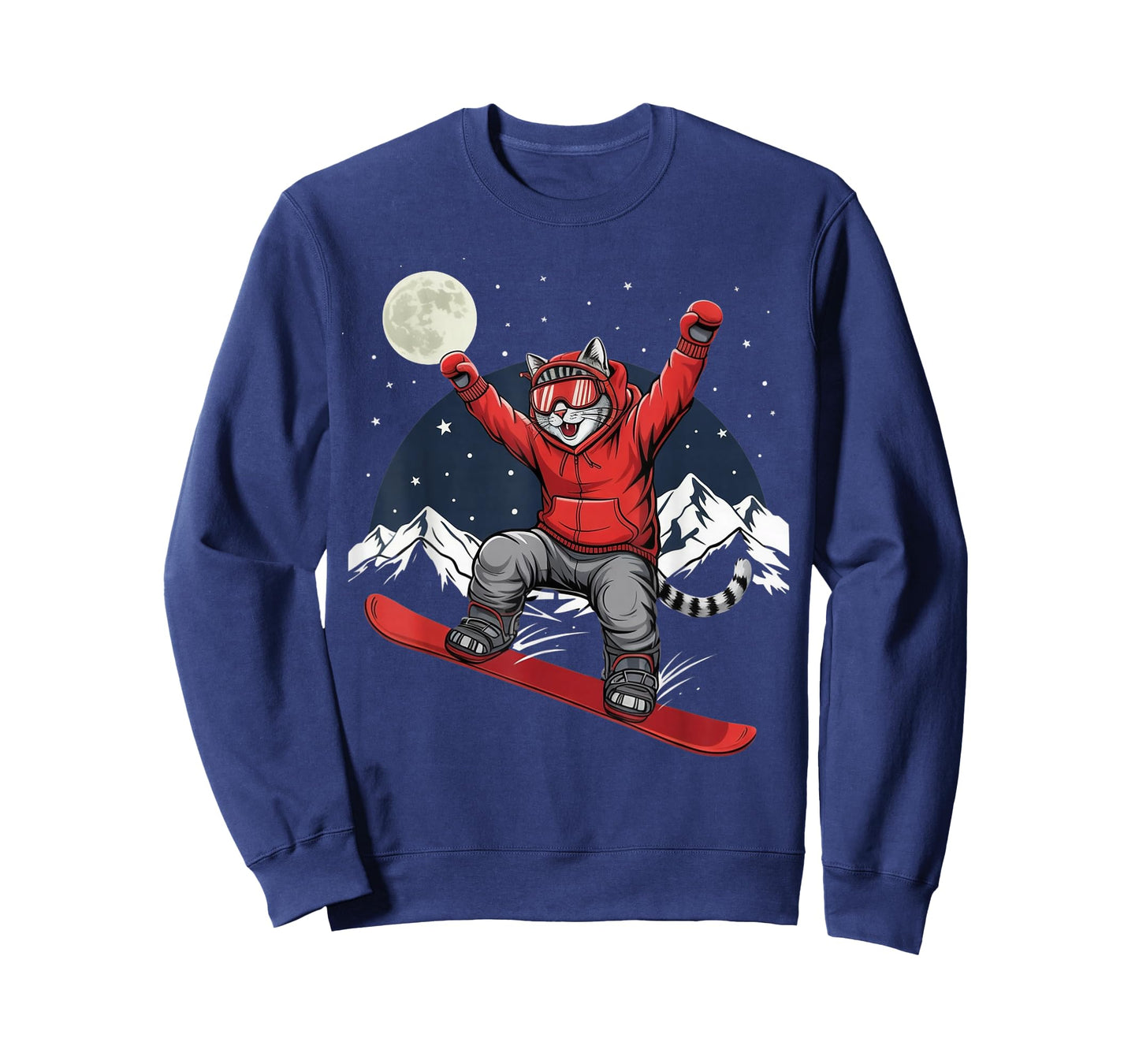 Snowboard Kitten Cat Snowboarding Wintersports Snowboarder T-Shirt