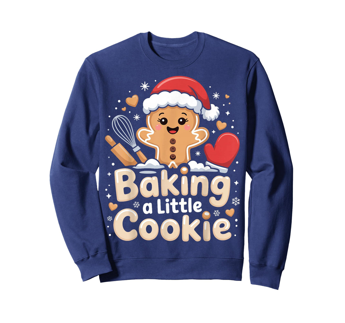 Baking A Little Cookie Cute Christmas Pregnancy Announcement T-Shirt
