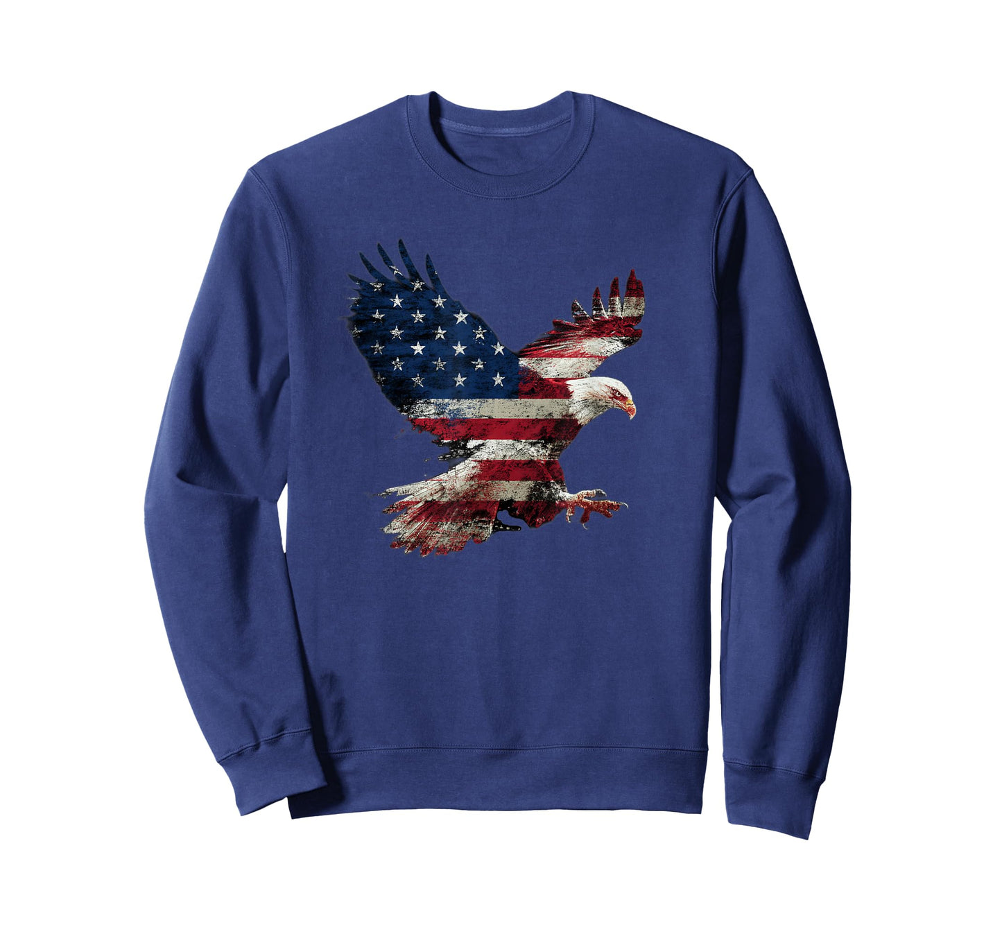 Patriotic Bald Eagle American Flag T-Shirt