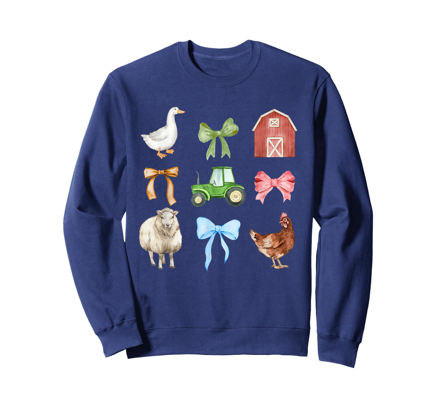 Cute Farm Animals Coquette Farmer Country T-Shirt