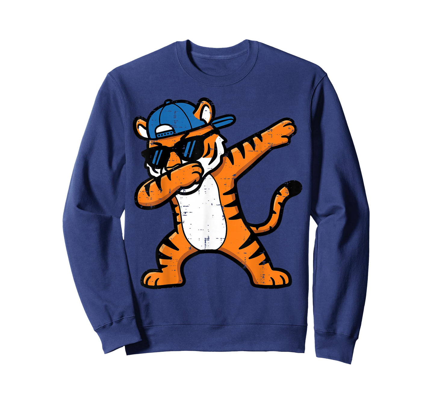 Dabbing Tiger Cap Funny Girls Boys Youth Teen Kids Men T-Shirt