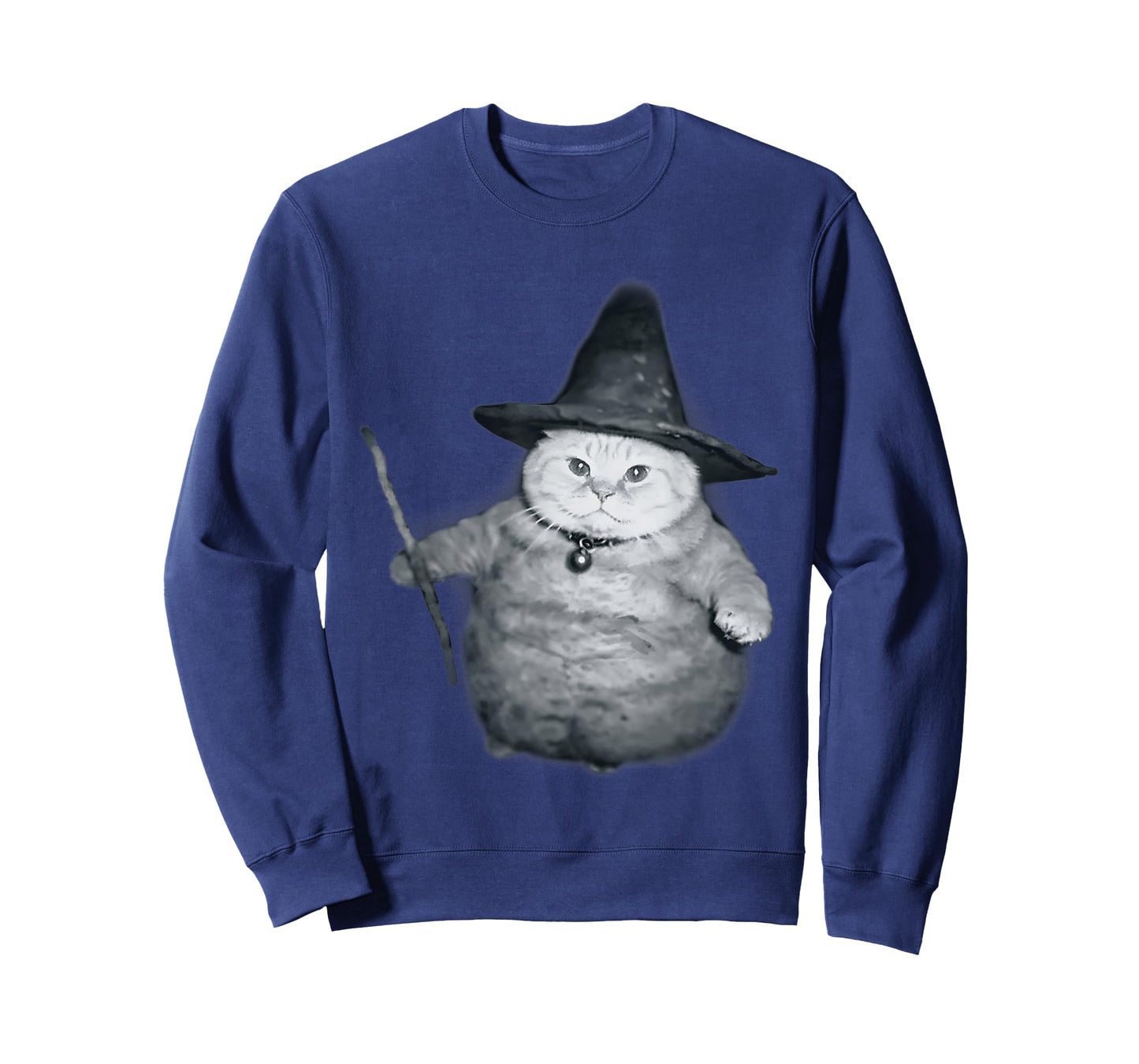 Wizard Kitten Meme Chonk Witch Cat Meme Stupid Brain Rot T-Shirt