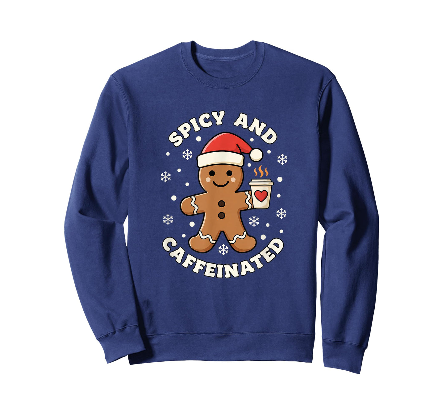 Baking Spicy and Caffeinated Gingerbread Coffee Christmas T-Shirt
