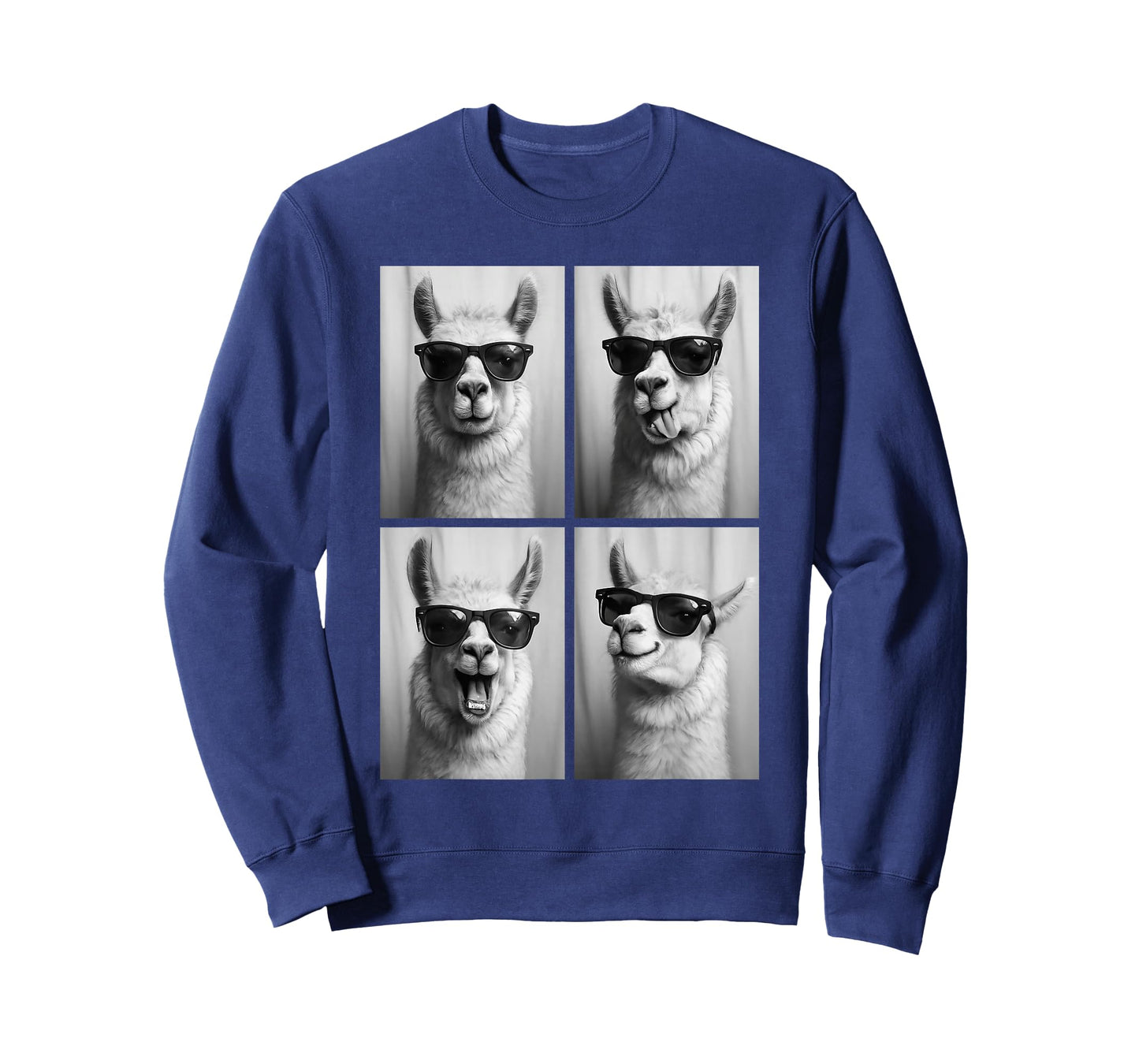 Cool Llamas Sunglasses Jungle Animal Meme Selfie Booth T-Shirt